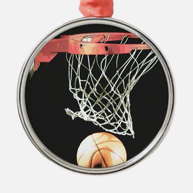 Ornements de Noël de basket-ball (Devant)