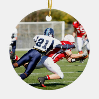 Ornements de Noël de football américain