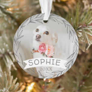 Ornements de Noël personnalisés pour animaux de co