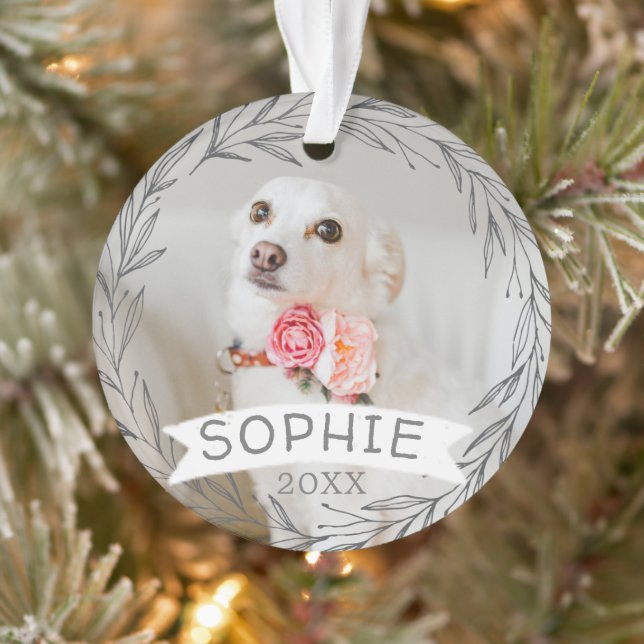 Ornements de Noël personnalisés pour animaux de co (Arbre)