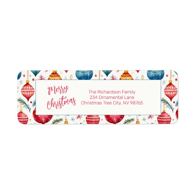 Ornements de Noël Whimsical Vintages (Devant)