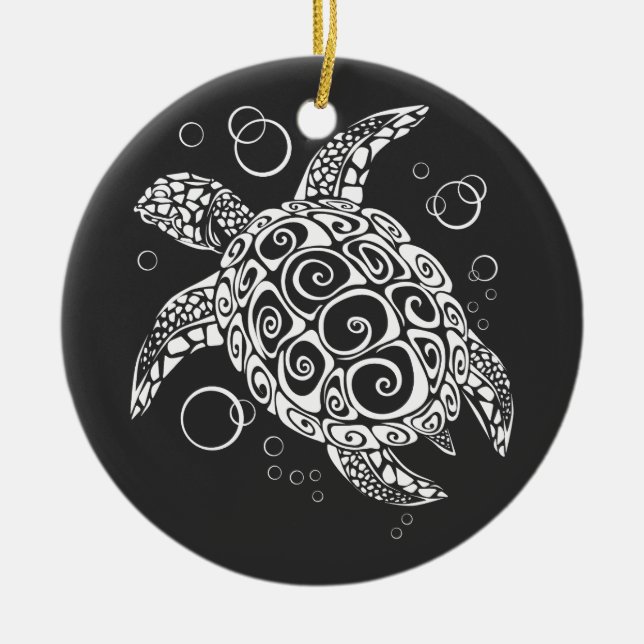 Ornements de tortue, Vie de surfeur, Amoureux de p (Devant)