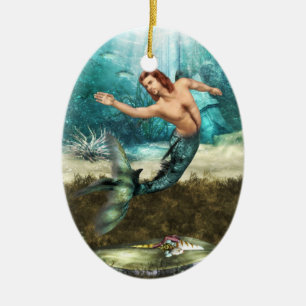 Ornements de tritons