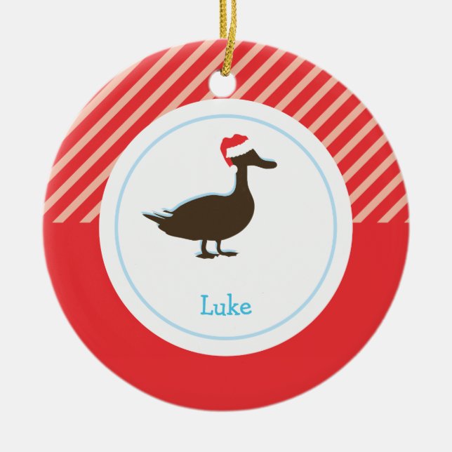 Ornements de vacances du canard | de Noël (Devant)