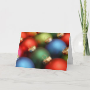 Ornements en boue - Carte de Noël