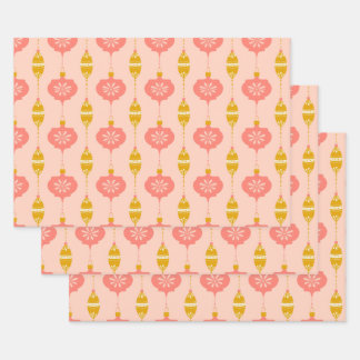 Ornements et perles Emballage cadeau rose 3 pack