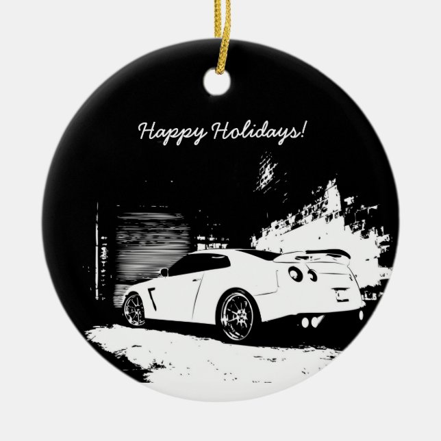 Ornements GTR de Noël d'horizon (Devant)