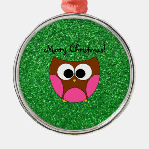 Ornements mignons de Noël de hibou