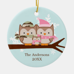 Ornements militaires de Noël de famille