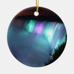 Ornements pourpres d'Aqua de nuit du Canada de