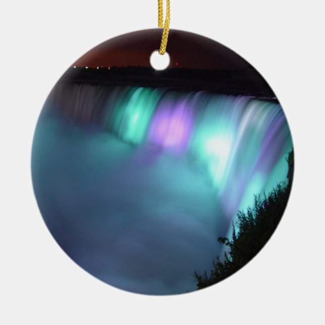 Ornements pourpres d'Aqua de nuit du Canada de (Devant)