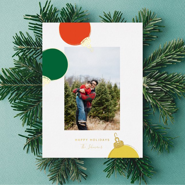 Ornements Rétro Carte Photo Or Papier Métallisé No (Créateur téléchargé)