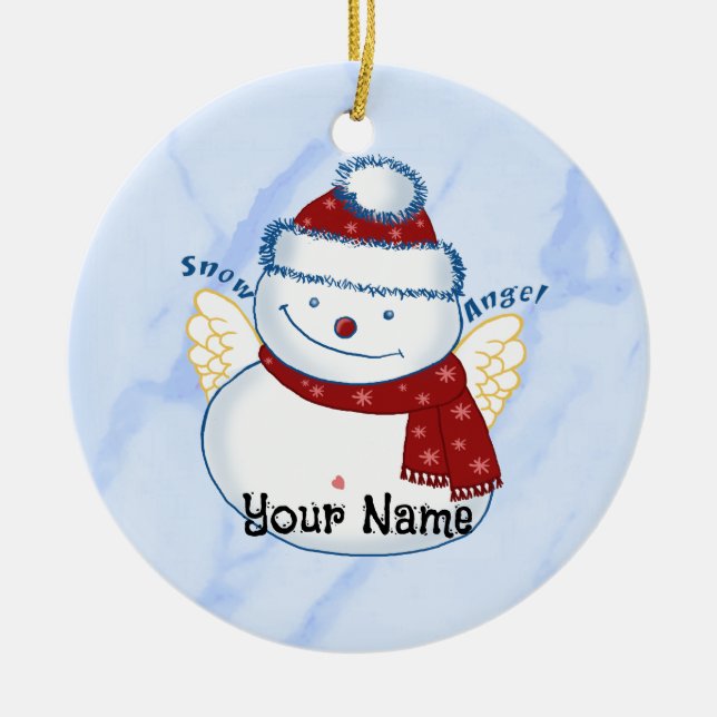 Ornements Snowman Angel (Devant)