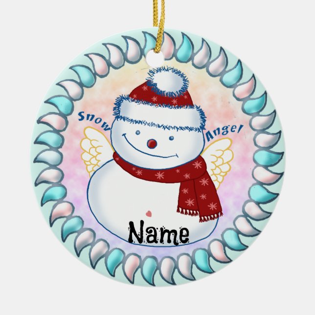 Ornements Snowman Angel (Devant)