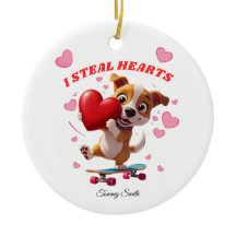 Ornements Valentine moderne pour les cadeaux Girlf