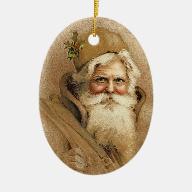 Ornements vintages de Père Noël (Devant)
