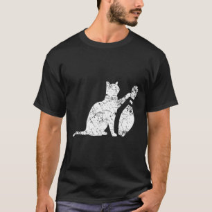 Ornery Alley Cat Tipping Bowling Pin Funny Team Gi T-Shirt