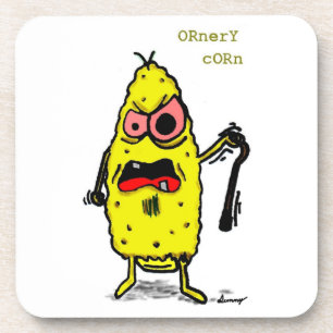 Ornery Corn Coasters - Set of 6