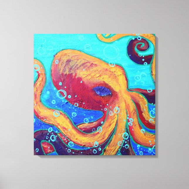 Ornery Octopus Wall Art (Front)