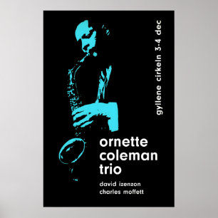 Ornette Coleman jazz poster - At the Golden Circle
