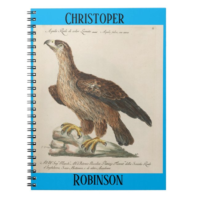 Ornithologia methodice digesta Pl.2  Notebook (Front)