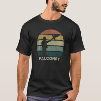 Ornithology Birder Falconer Falconry Hunting Vinta T-Shirt
