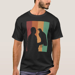 Ornithology Birder Falconer Falconry Hunting Vinta T-Shirt