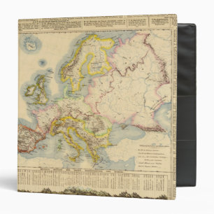 Orographic map of Europe Binder