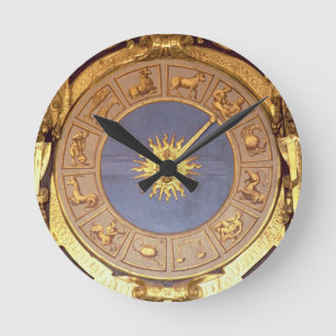 Orologio Zodicale (Zodiac Clock) (fresco and gilde Round Clock