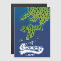 Oronsay Scotland island map 