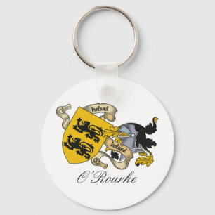 O'Rourke Family Crest Keychain
