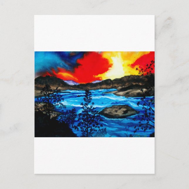 Oroville Colors Postcard (Front)