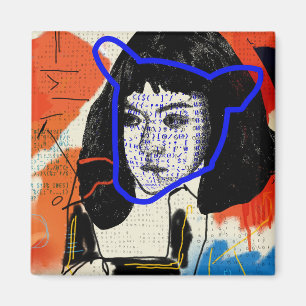 Orphan Black Abstract MK Clone - Project Leda Magnet