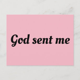 orphan Black Allison quote God sent me Postcard