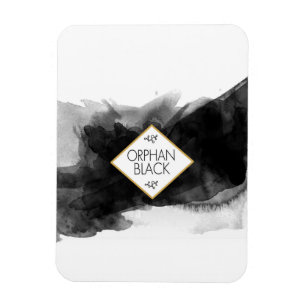 Orphan Black Black Watercolor Magnet