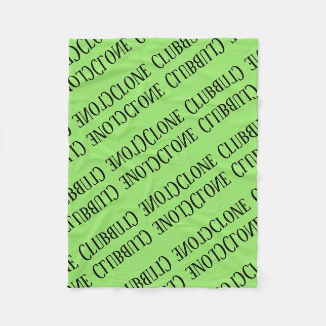 Orphan Black Clone Club mirror pattern repeat Fleece Blanket (Front)
