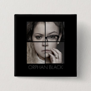 Orphan Black   Clone Collage 2 Inch Square Button