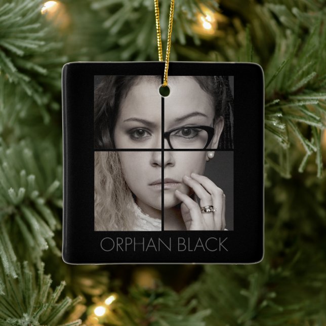 Orphan Black | Clone Collage Ceramic Ornament (Tree)