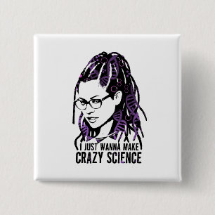 Orphan Black   Cosima - Crazy Science 2 Inch Square Button