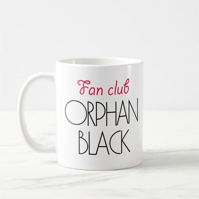 Orphan black fan club coffee mug (Left)
