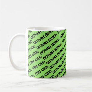 Orphan Black fan club repeat pattern block bold Coffee Mug