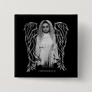 Orphan Black   Helena - Angel Wings 2 Inch Square Button