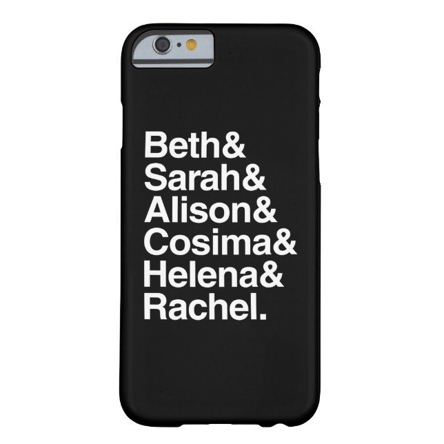 Orphan Black | Helvetica Design Case-Mate iPhone Case (Back)