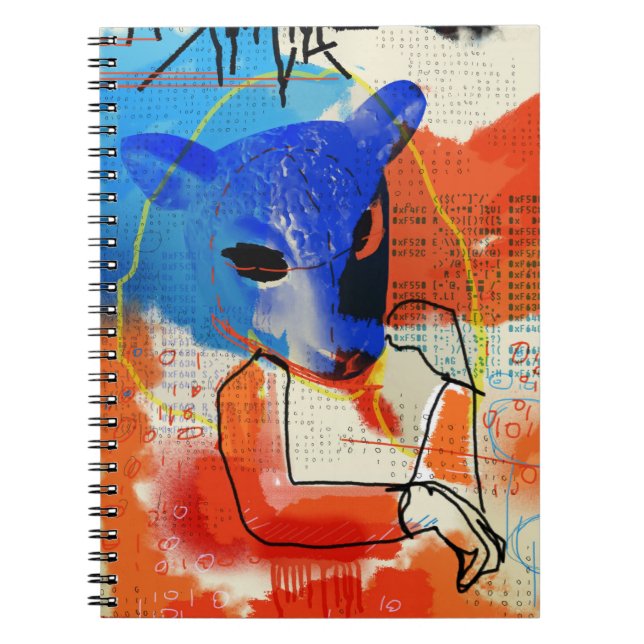 Orphan Black | MK - Sheep Mask Silhouette Notebook (Front)