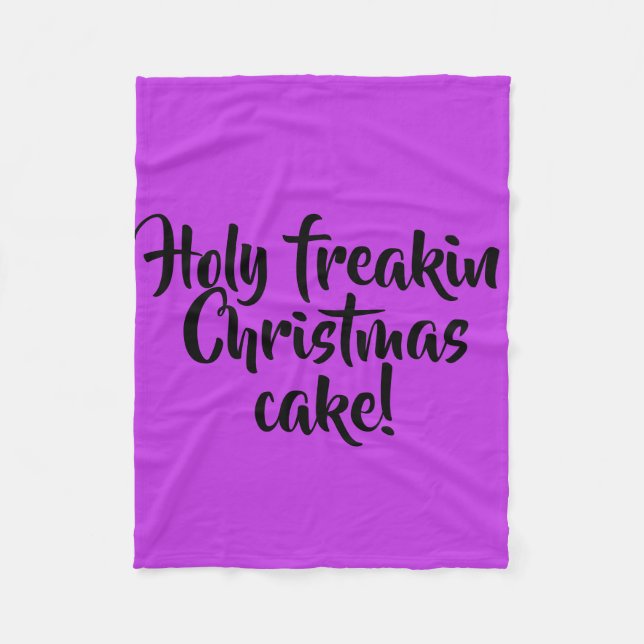 Orphan Black quote holt freakin Christmas cake Fleece Blanket (Front)