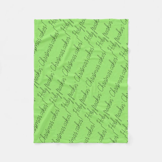 Orphan Black quote Holy freakin hristmas cakes,scr Fleece Blanket (Front)
