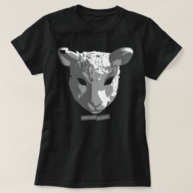 Orphan Black Sheep Mask T-Shirt (Design Front)