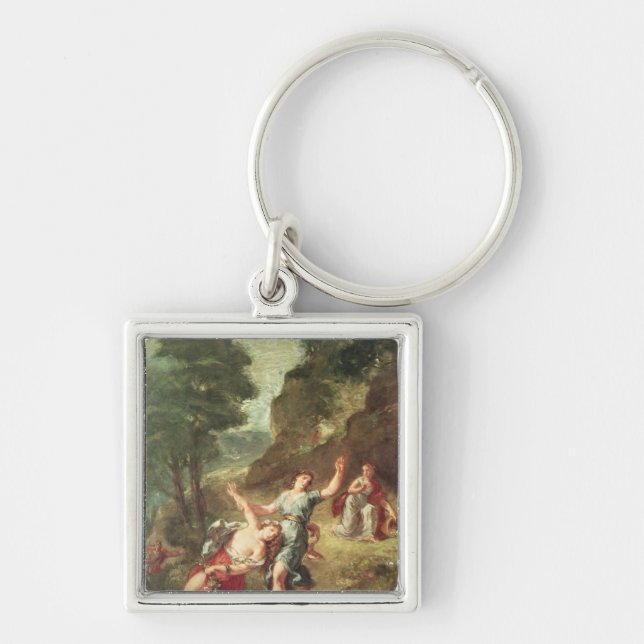 Orpheus and Eurydice, Spring Keychain (Front)