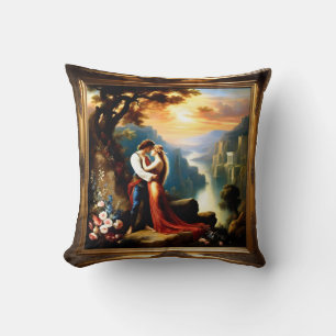 Orpheus and Eurydice Throw Pillow