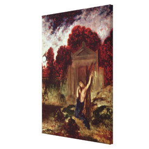 Orpheus at the Tomb of Eurydice Canvas Print